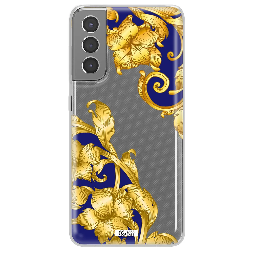 Golden Baroque Samsung S21 Plus Clear TPU Case