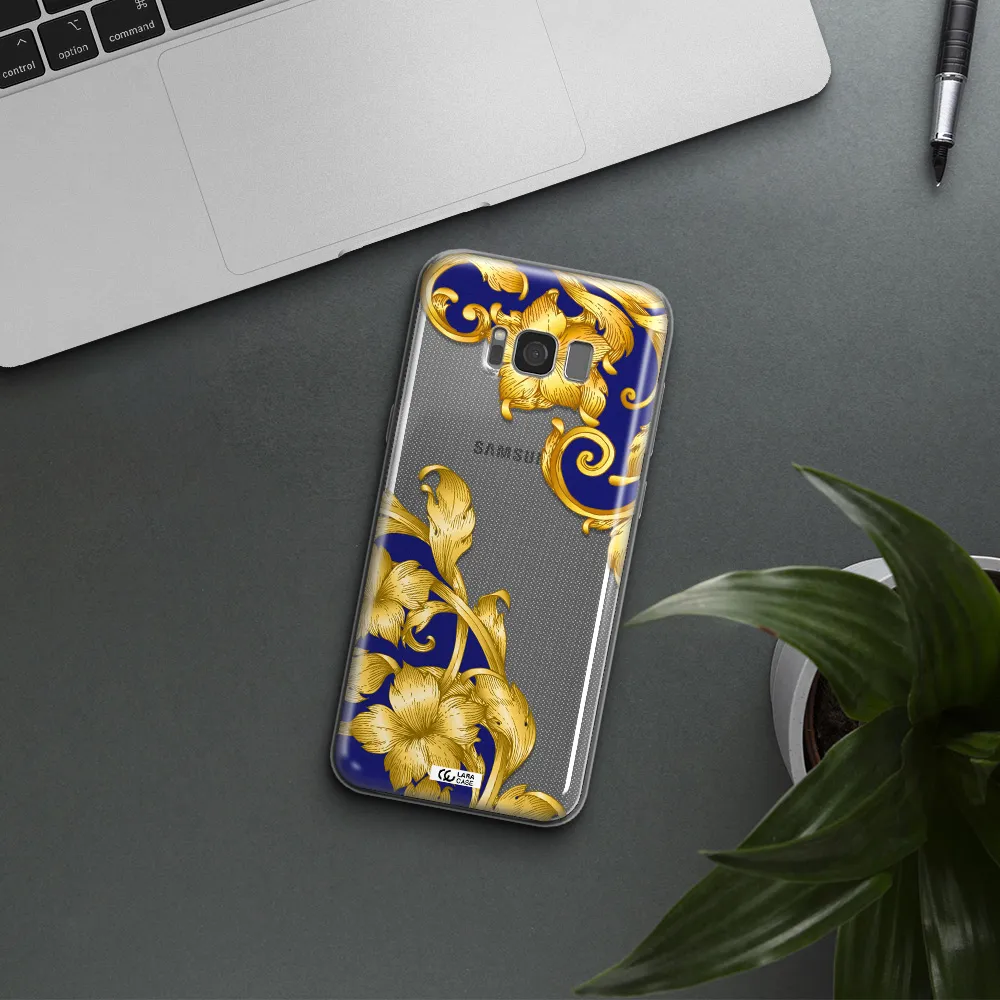 Golden Baroque Samsung S8 Clear TPU Case