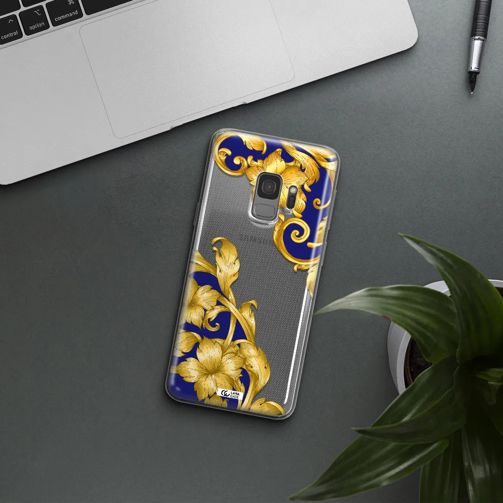 Golden Baroque Samsung S9 Clear TPU Case