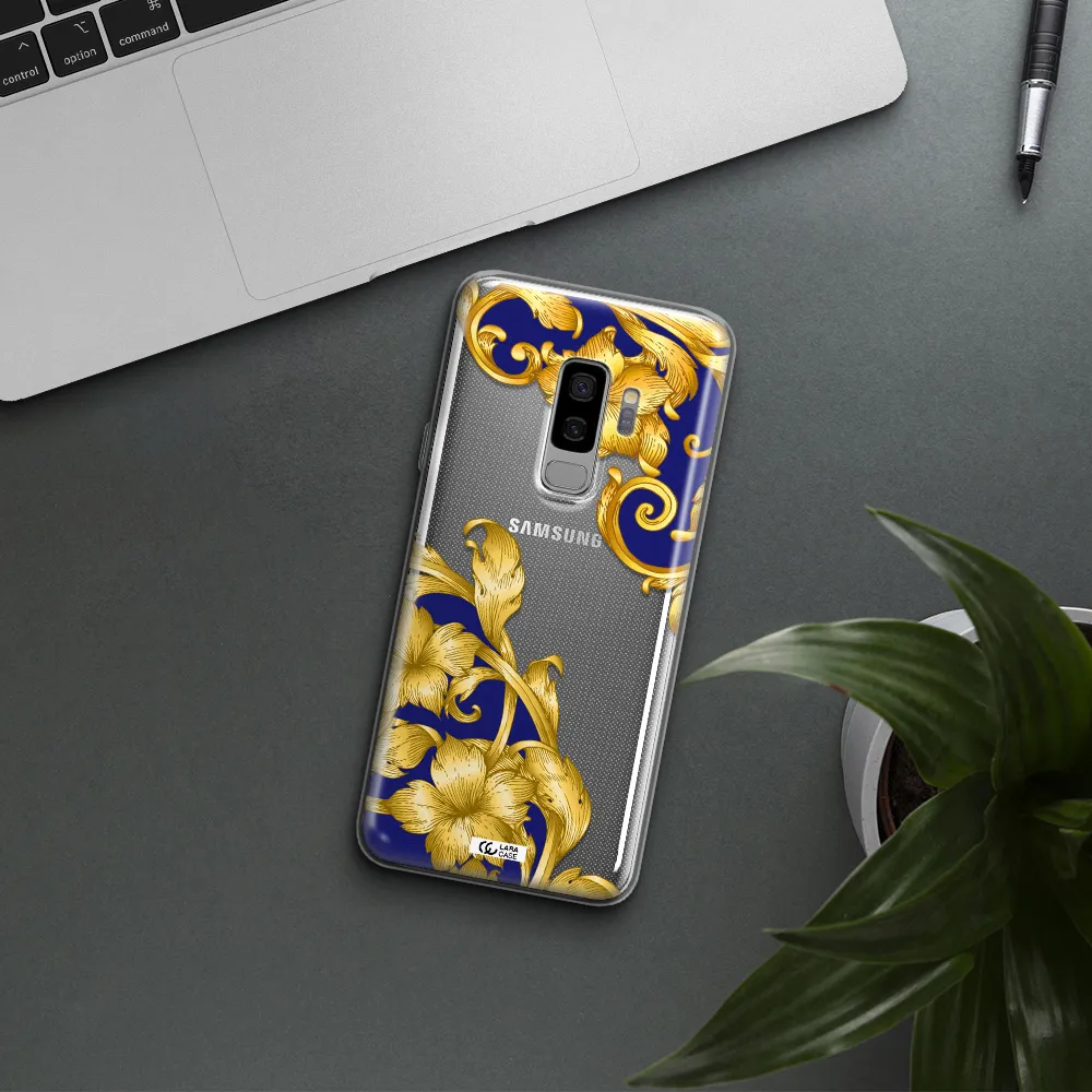 Golden Baroque Samsung S9 Plus Clear TPU Case
