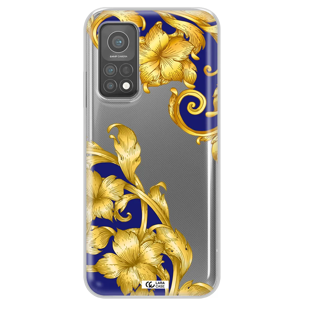 Golden Baroque Xiaomi Mi 10 T Pro Clear TPU Case