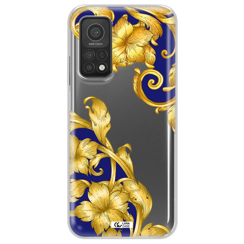 Golden Baroque Xiaomi Mi 10T Clear TPU Case
