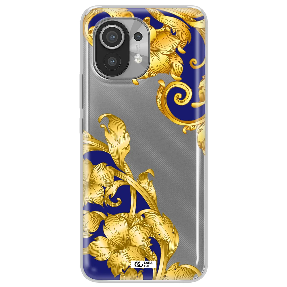 Golden Baroque Xiaomi Mi 11 Clear TPU Case
