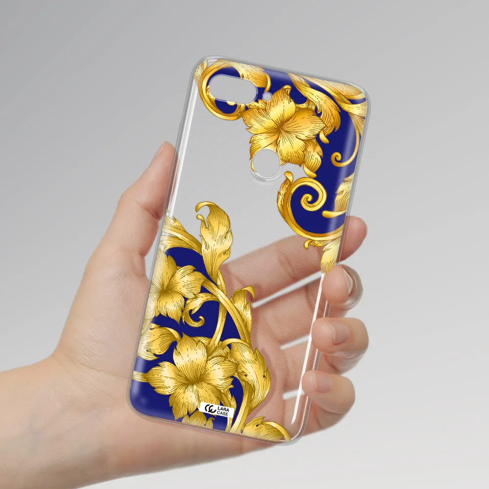 Golden Baroque Xiaomi Mi 8 Lite Clear TPU Case