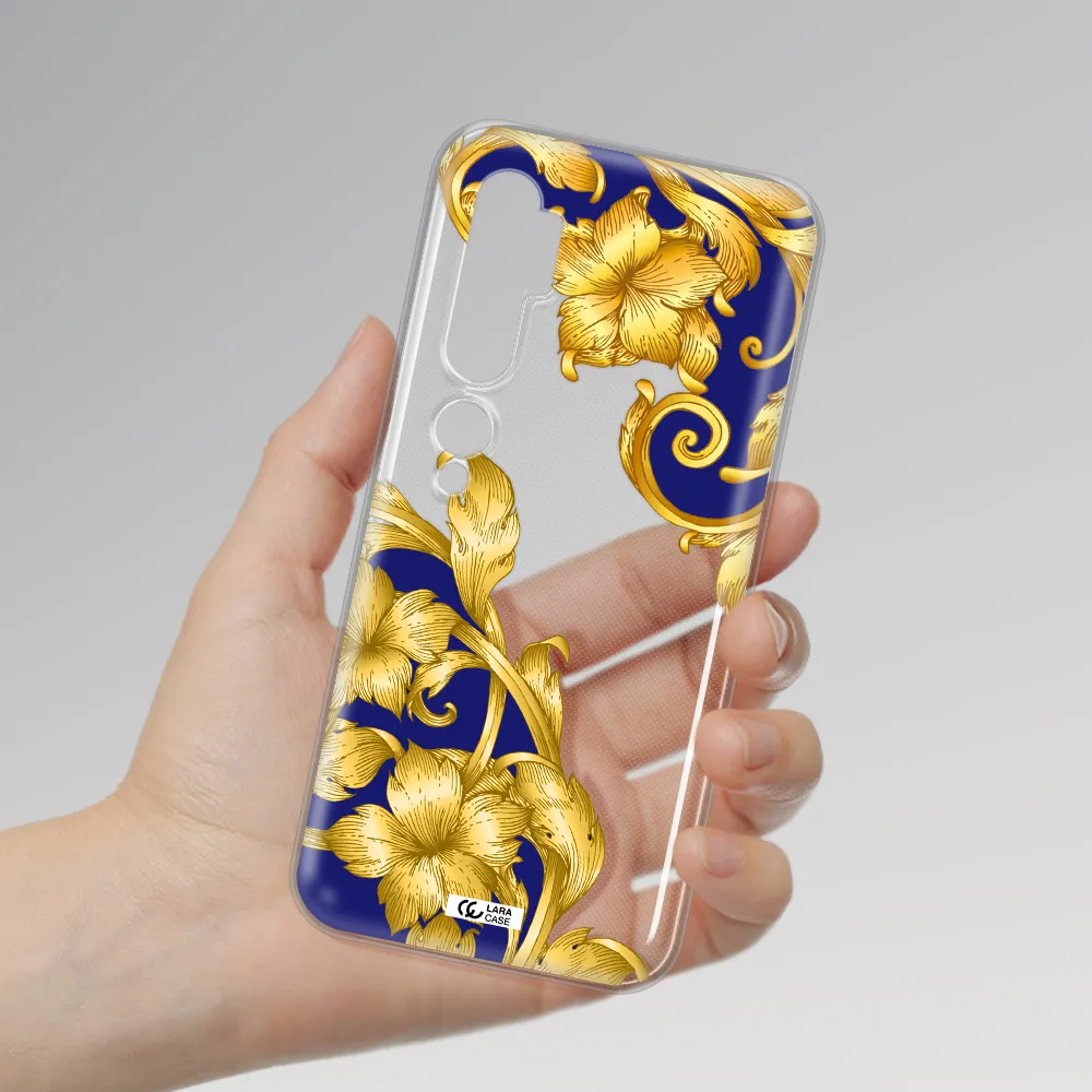 Golden Baroque Xiaomi Mi Note 10 Clear TPU Case