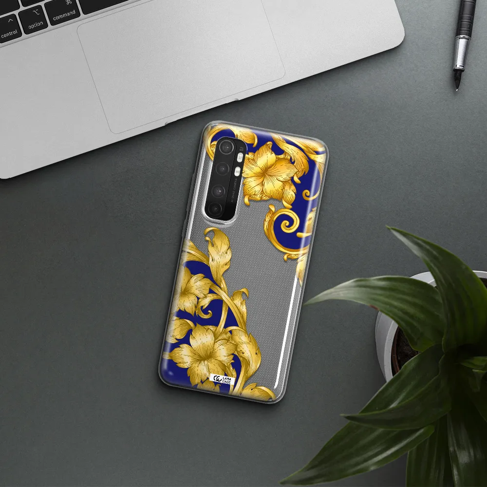 Golden Baroque Xiaomi Mi Note 10 Lite Clear TPU Case