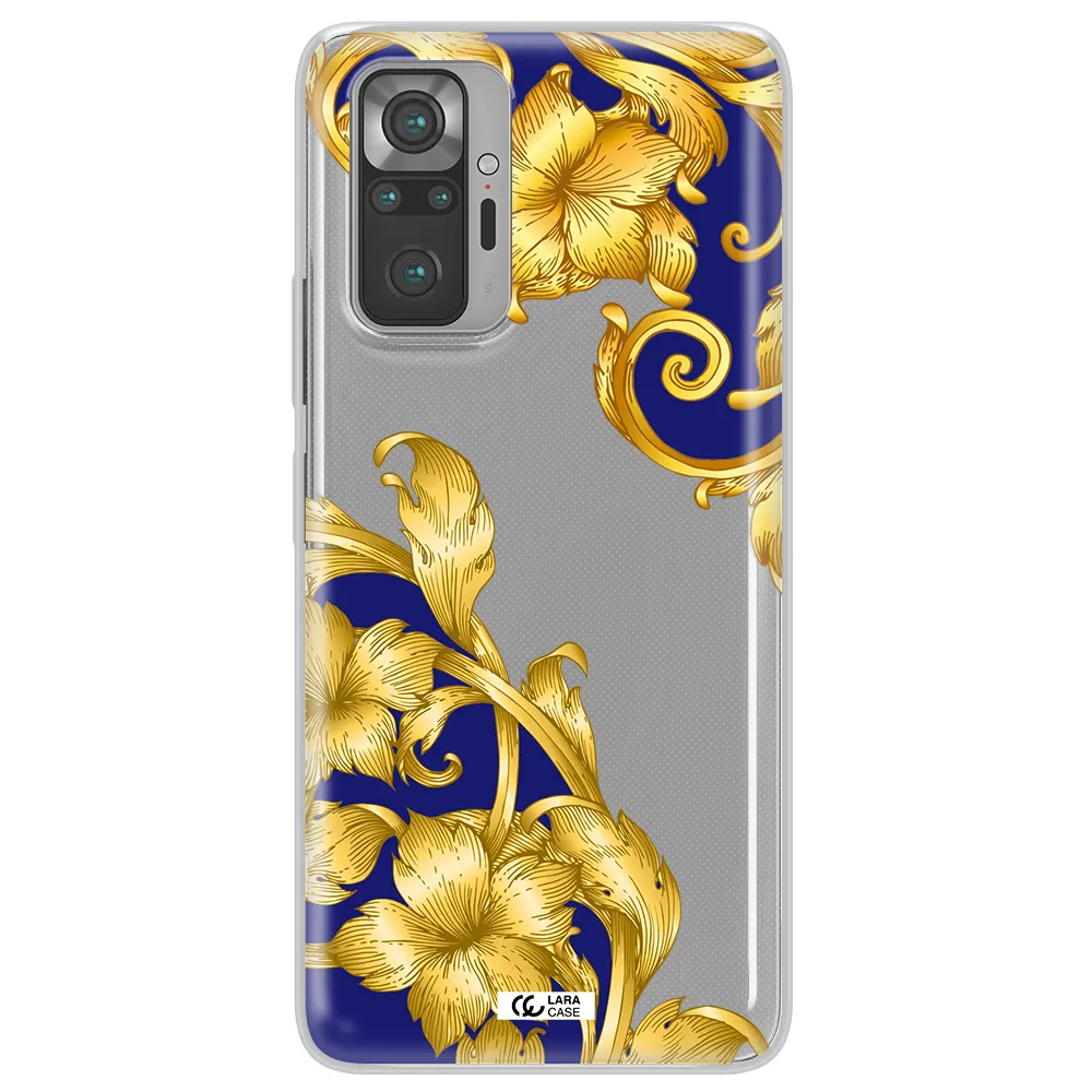 Golden Baroque Xiaomi Note 10 Pro Clear TPU Case