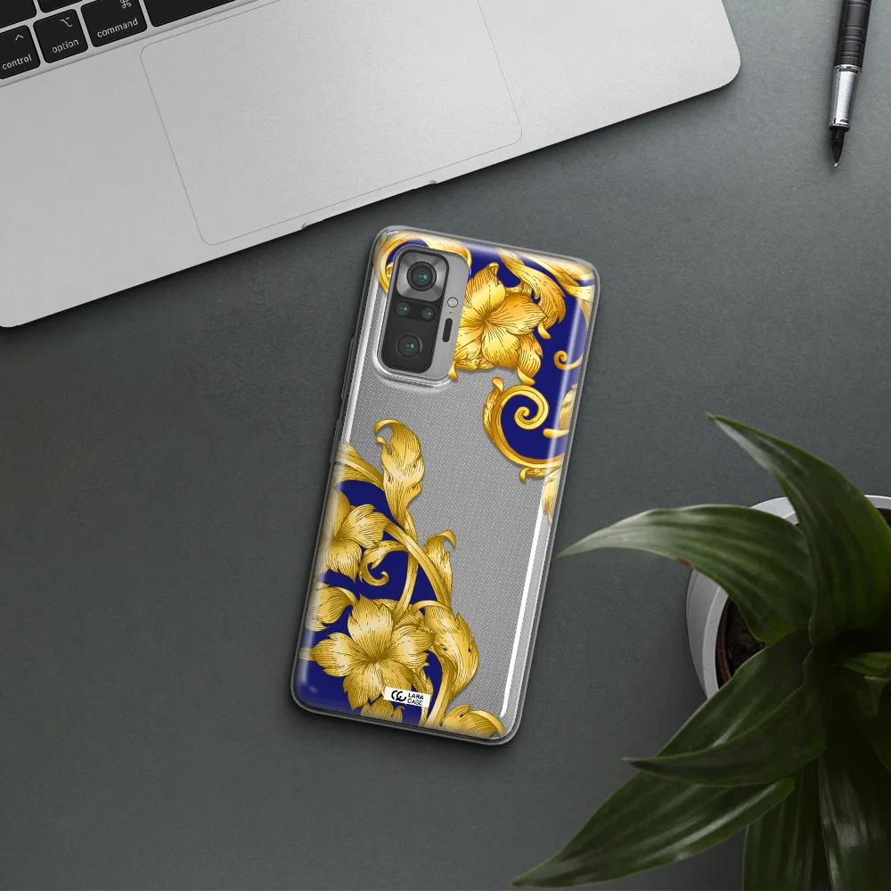 Golden Baroque Xiaomi Note 10 Pro Clear TPU Case