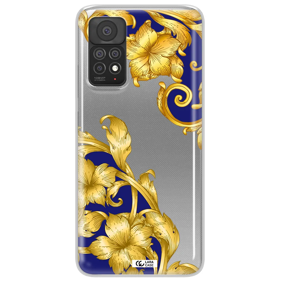 Golden Baroque Xiaomi Note 11 Pro Clear TPU Case