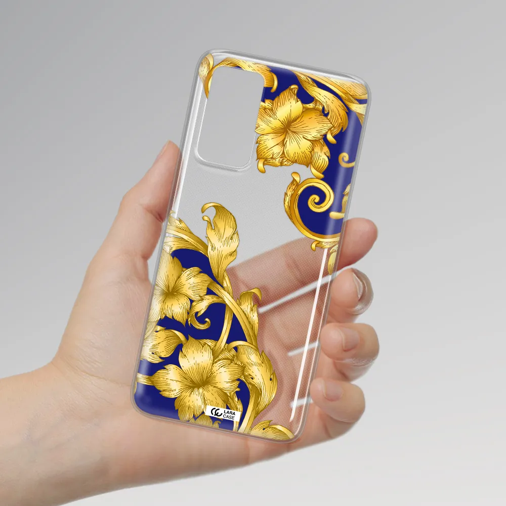 Golden Baroque Xiaomi Note 11 Pro Clear TPU Case
