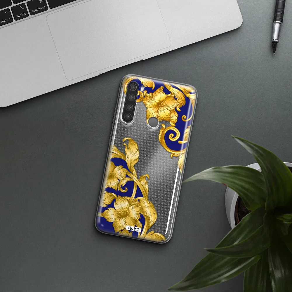 Golden Baroque Xiaomi Note 8 Clear TPU Case