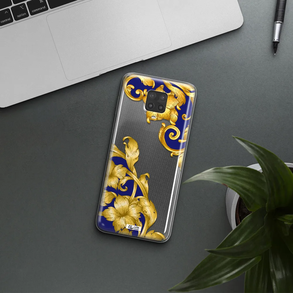 Golden Baroque Xiaomi Note 9 Pro Clear TPU Case