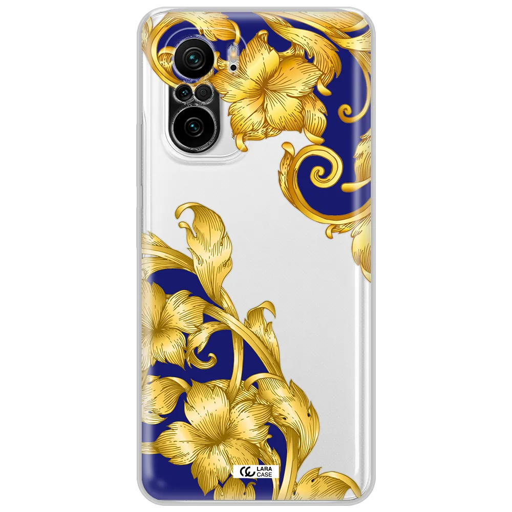 Golden Baroque Xiaomi Poco F3 Clear Tpu Case