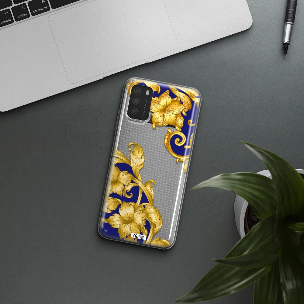 Golden Baroque Xiaomi Poco M3 Clear TPU Case