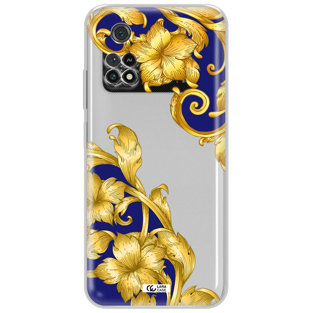Golden Baroque Xiaomi Poco M4 Pro 4G Clear Tpu Case
