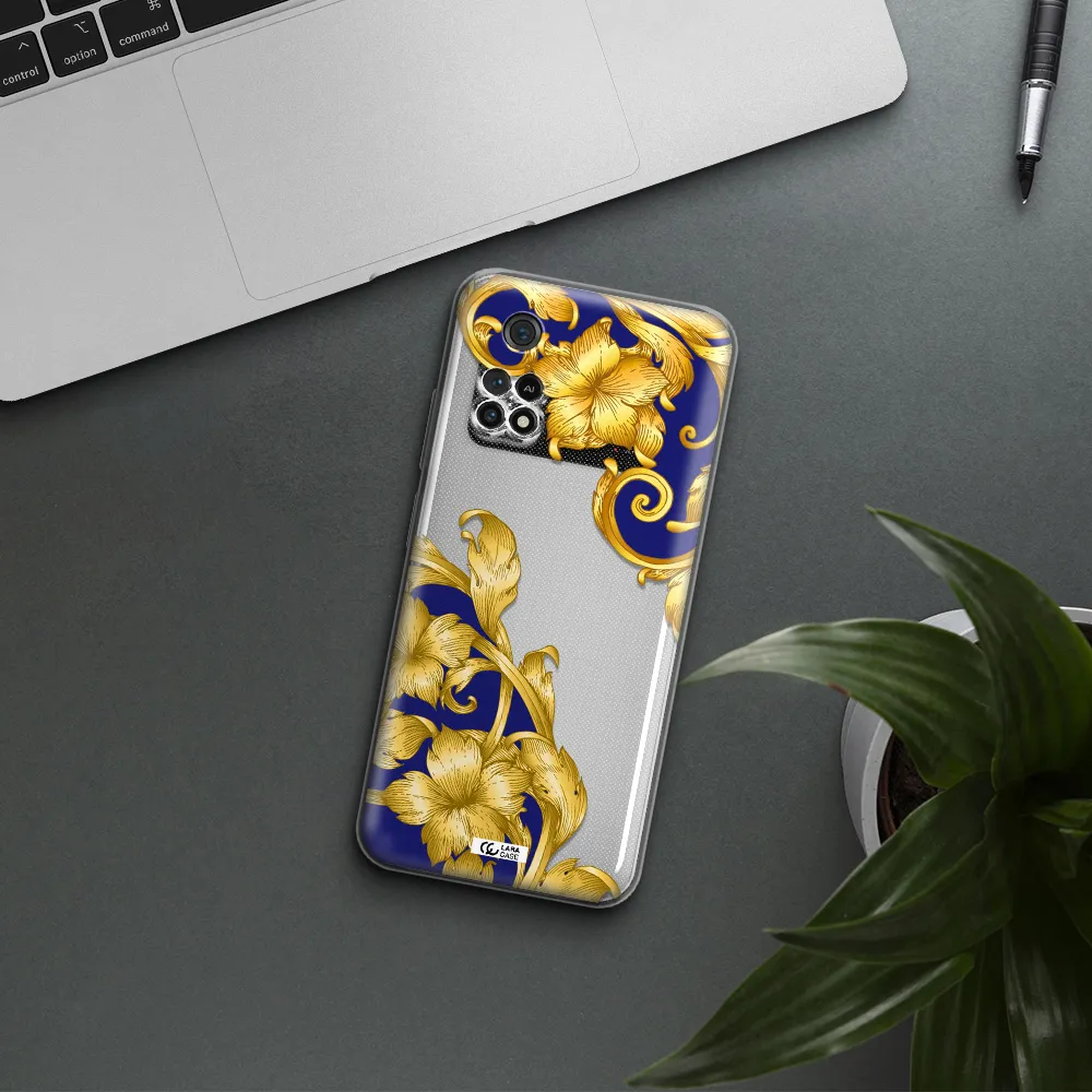 Golden Baroque Xiaomi Poco M4 Pro 4G Clear Tpu Case