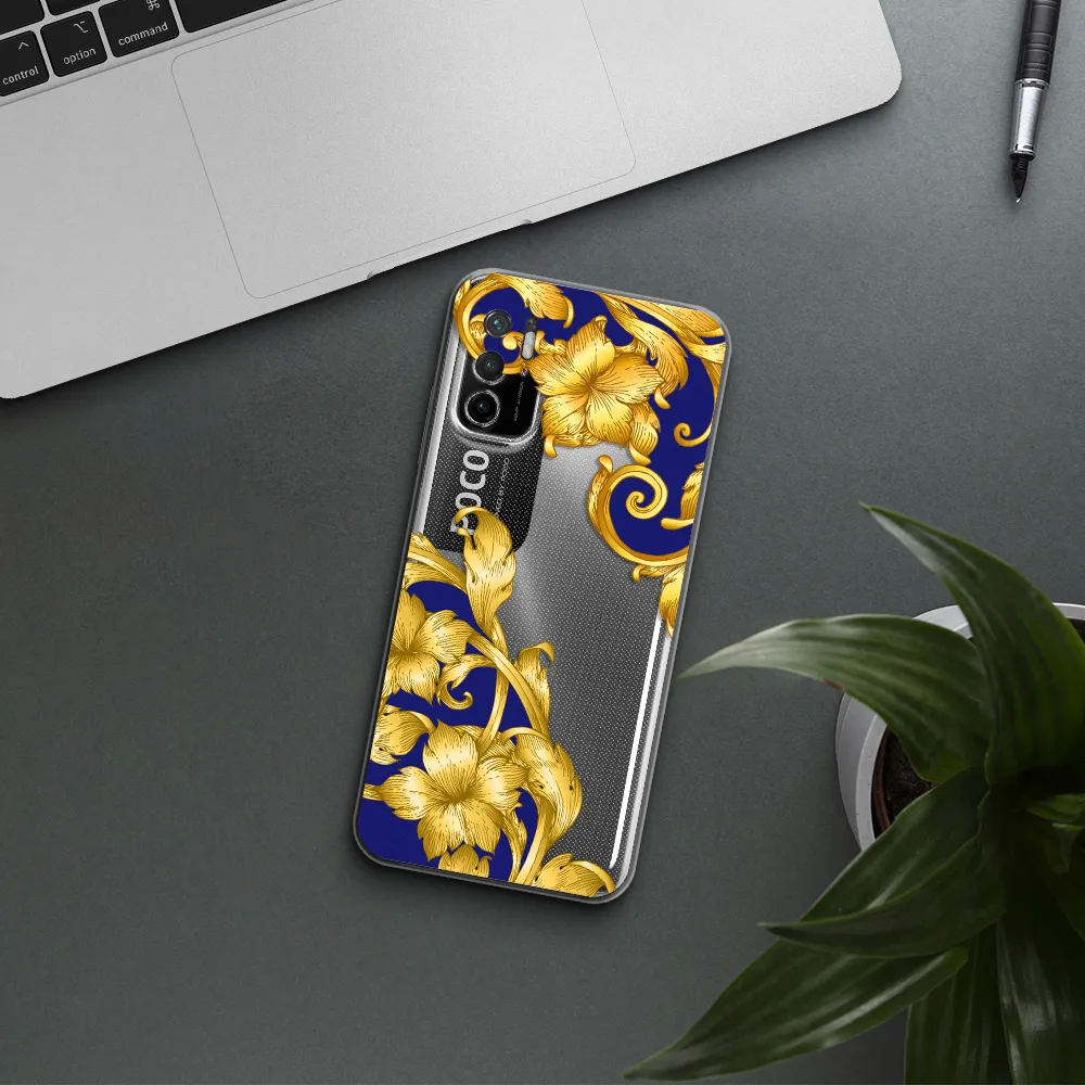 Golden Baroque Xiaomi Poco M4 Pro 5G Clear Tpu Case