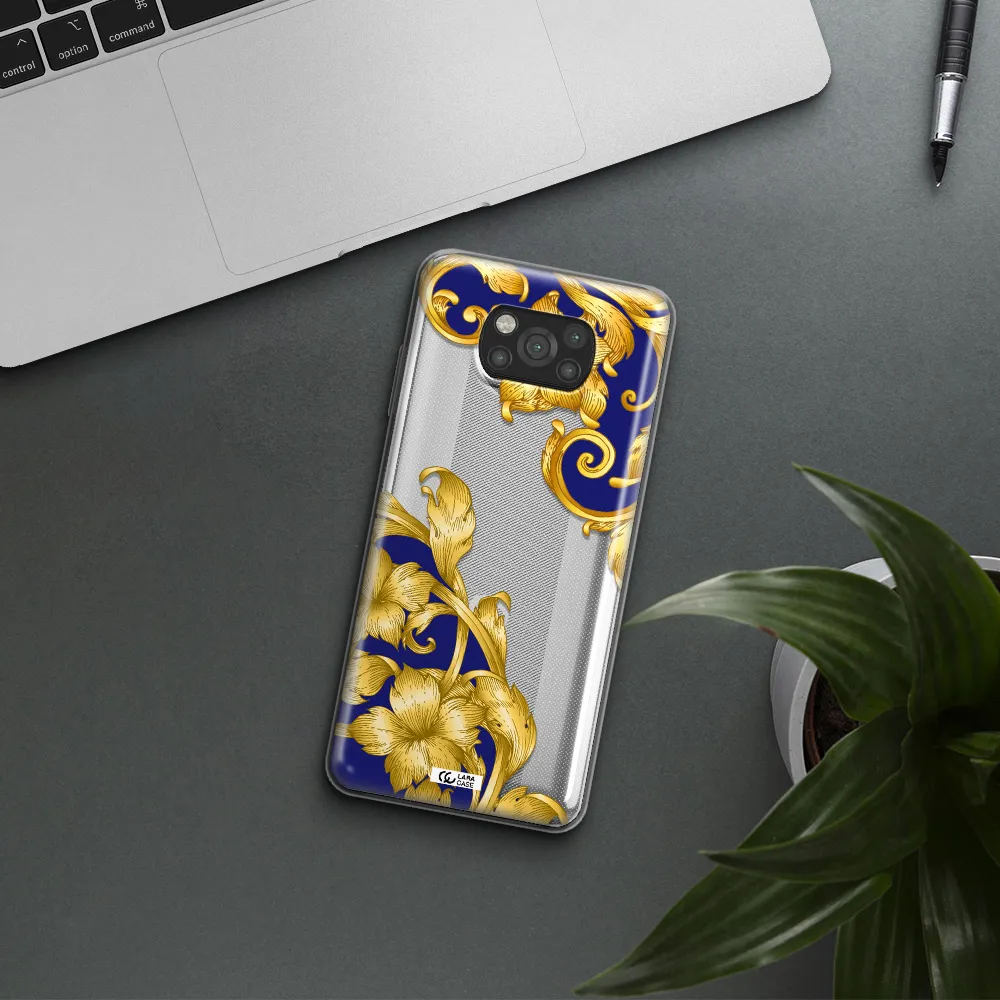 Golden Baroque Xiaomi Poco X3 Clear TPU Case