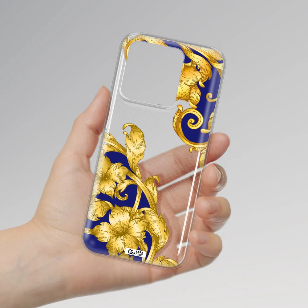 Golden Baroque Xiaomi Redmi 10A Clear TPU Case