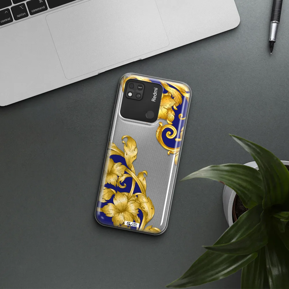 Golden Baroque Xiaomi Redmi 10A Clear TPU Case
