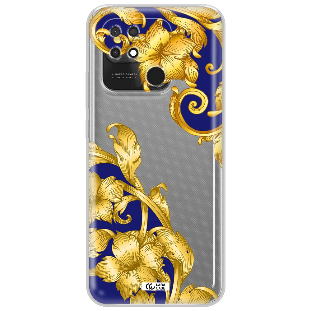 Golden Baroque Xiaomi Redmi 10C Clear TPU Case