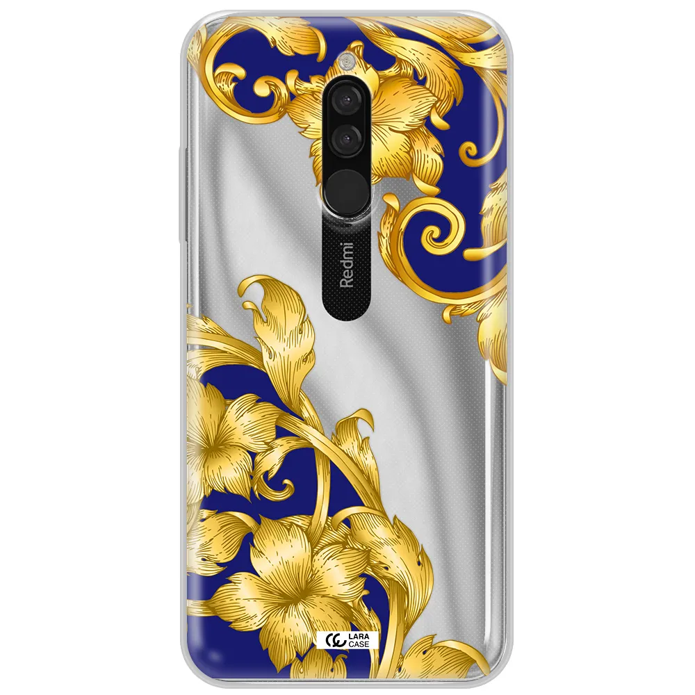 Golden Baroque Xiaomi Redmi 8 Clear Tpu Case