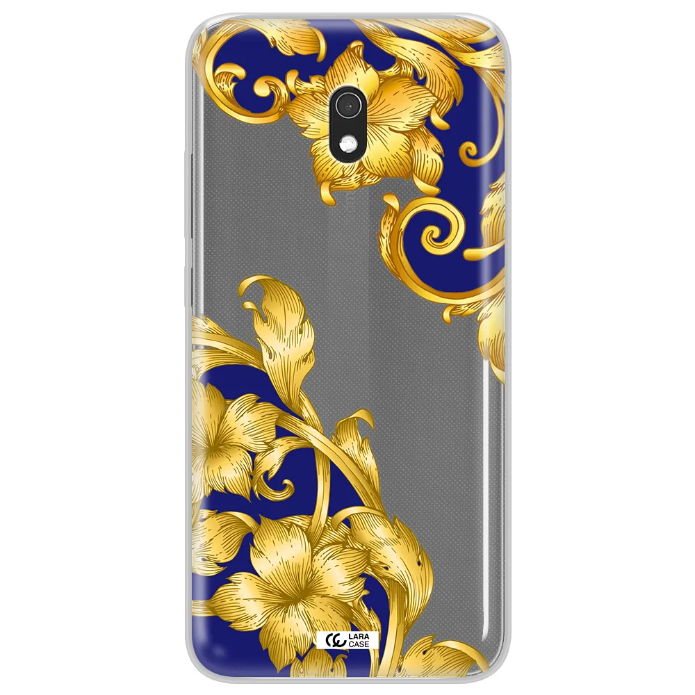 Golden Baroque Xiaomi Redmi 8A Clear TPU Case
