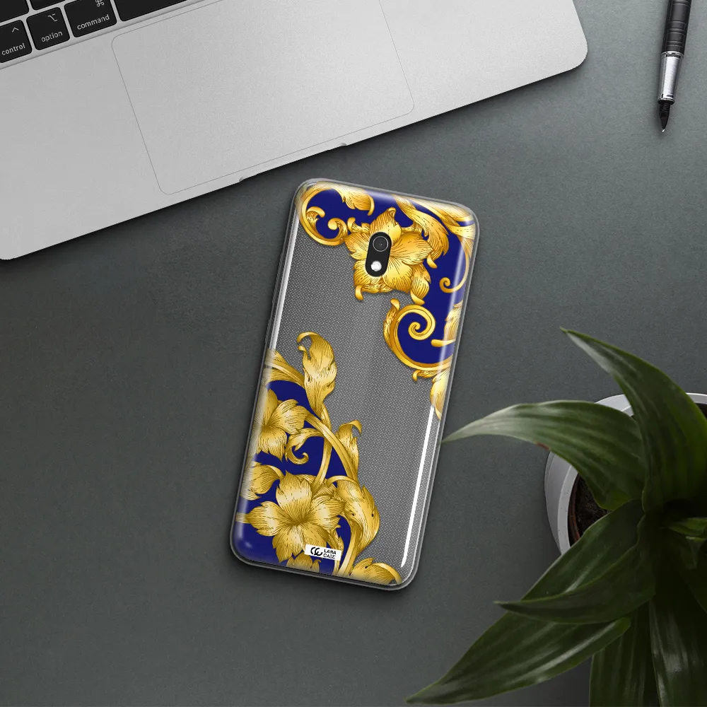 Golden Baroque Xiaomi Redmi 8A Clear TPU Case
