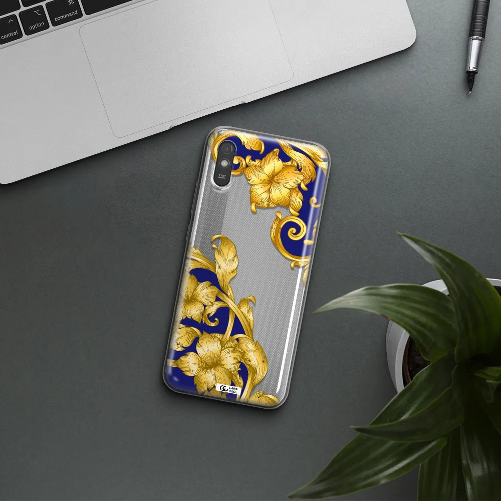 Golden Baroque Xiaomi Redmi 9A Clear TPU Case