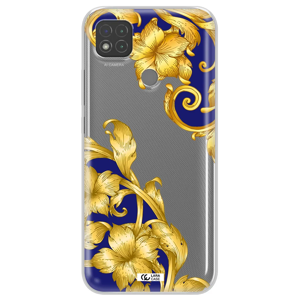 Golden Baroque Xiaomi Redmi 9C Clear TPU Case