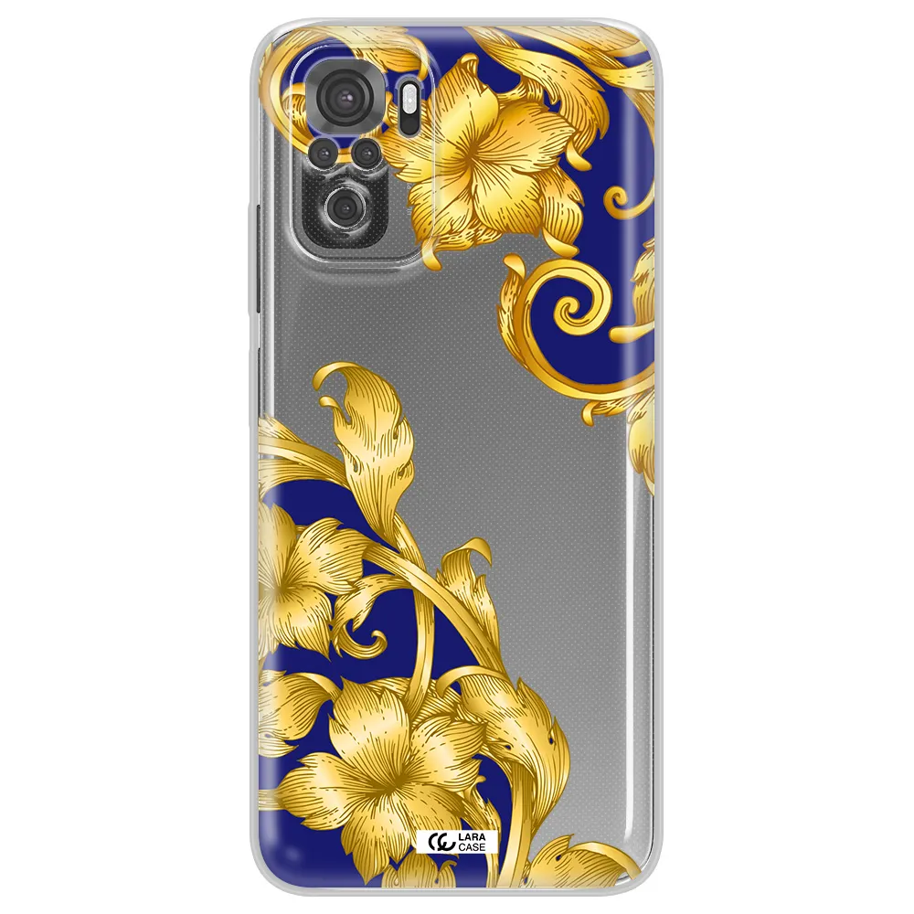 Golden Baroque Xiaomi Redmi Note 10S Clear Tpu Case