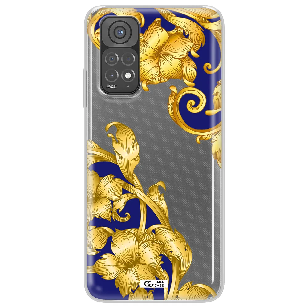 Golden Baroque Xiaomi Redmi Note 11 Clear TPU Case