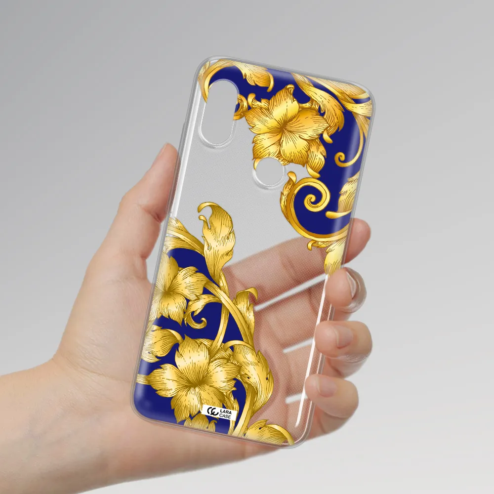 Golden Baroque Xiaomi Redmi Note 6 Pro Clear TPU Case