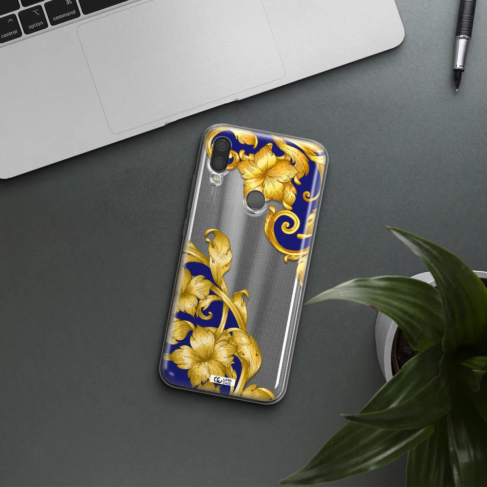 Golden Baroque Xiaomi Redmi Note 7 Clear TPU Case