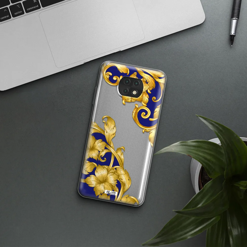 Golden Baroque Xiaomi Redmi Note 9T Clear Tpu Case