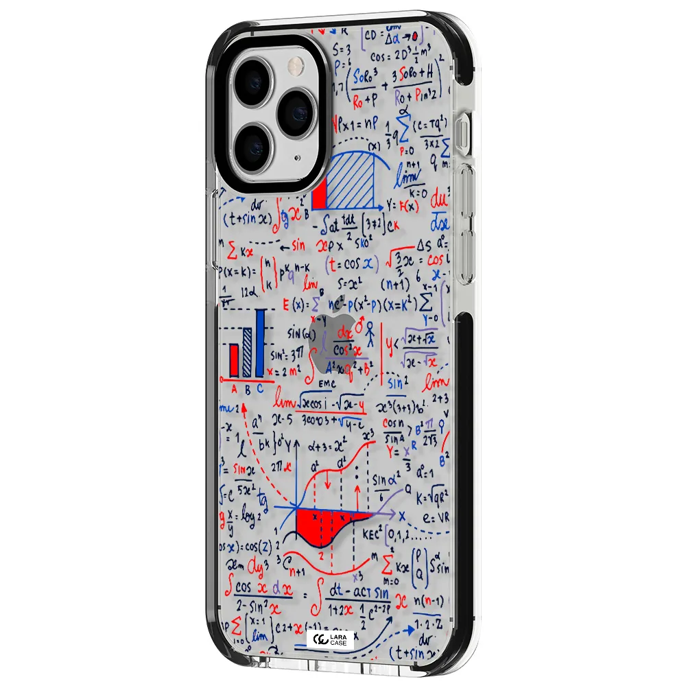 Math Blackboard Apple iPhone 11 pro impact black border Case
