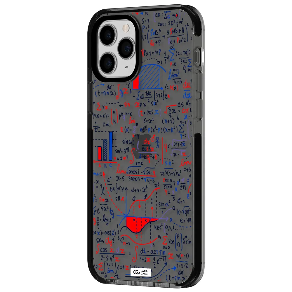 Math Blackboard Apple iPhone 11 pro impact Smoke Black Case