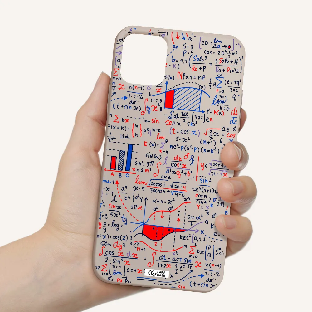 Math Blackboard Apple iPhone 11 Silicone Stone Case