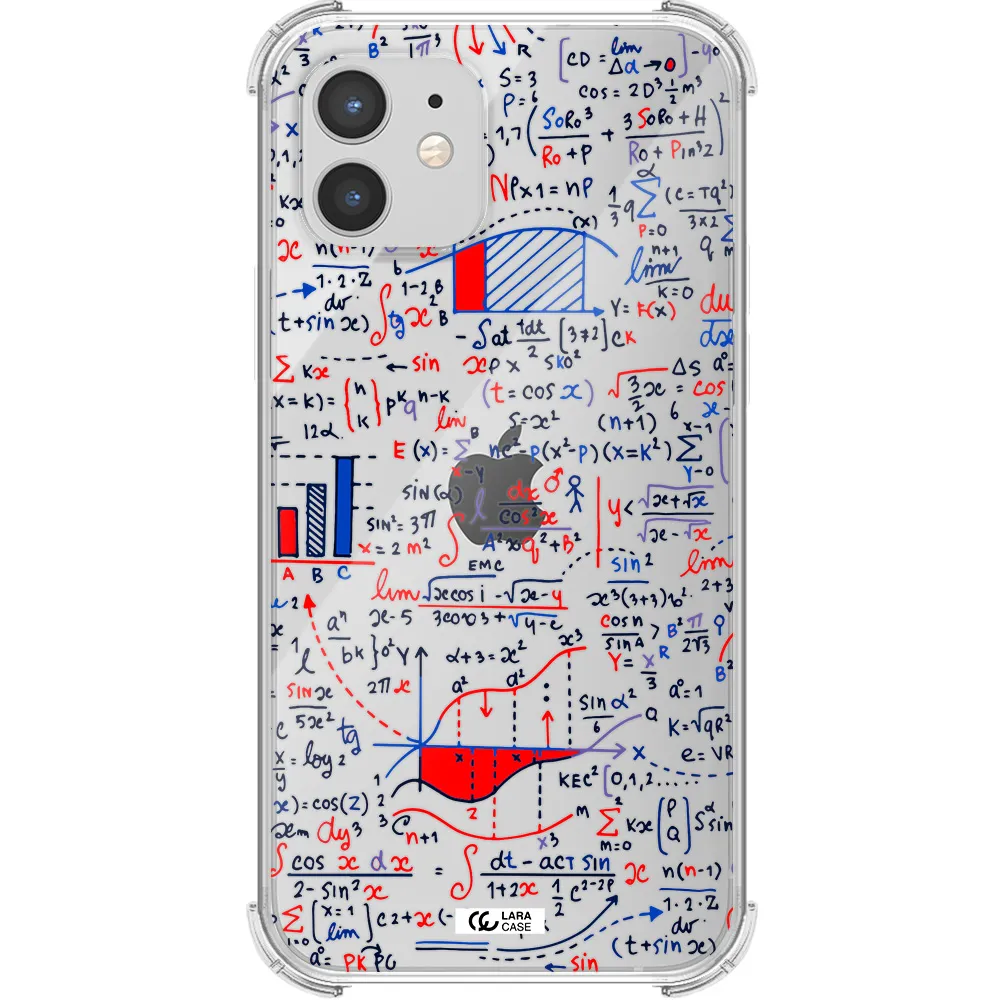 Math Blackboard Apple iPhone 12 mini Clear PC Case