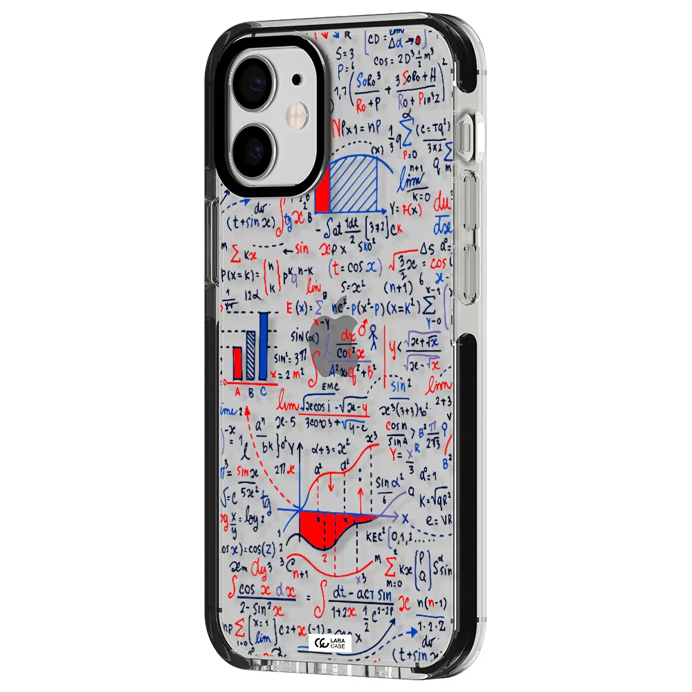 Math Blackboard Apple iPhone 12 mini impact black border Case