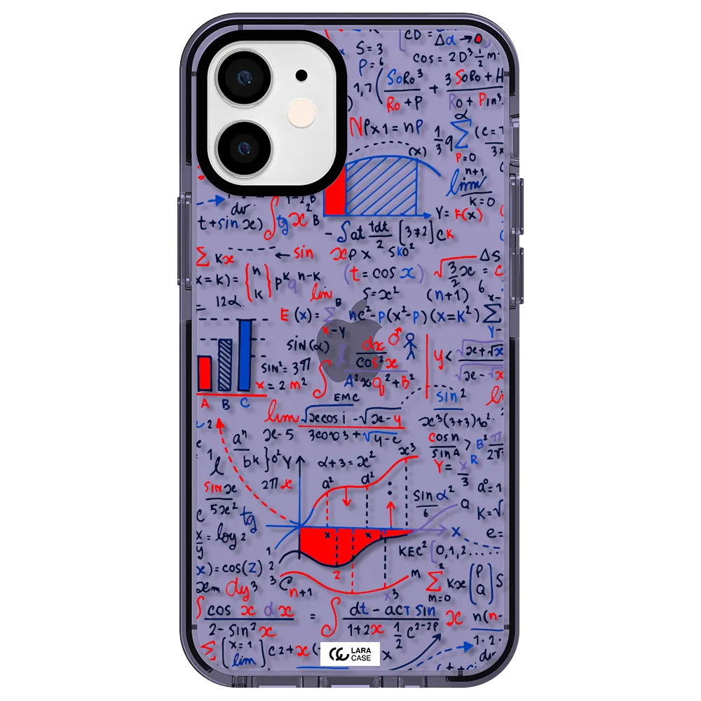 Math Blackboard Apple iPhone 12 mini impact Lilac Case