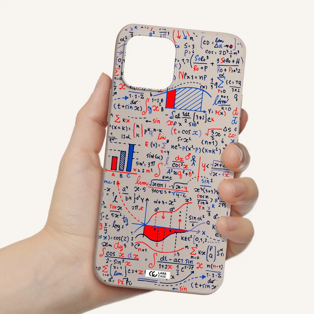 Math Blackboard Apple iPhone 12 mini Silicone Stone Case