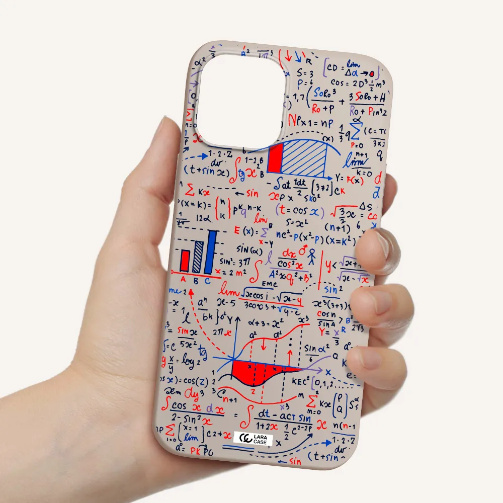 Math Blackboard Apple iPhone 12 pro max Silicone Stone Case