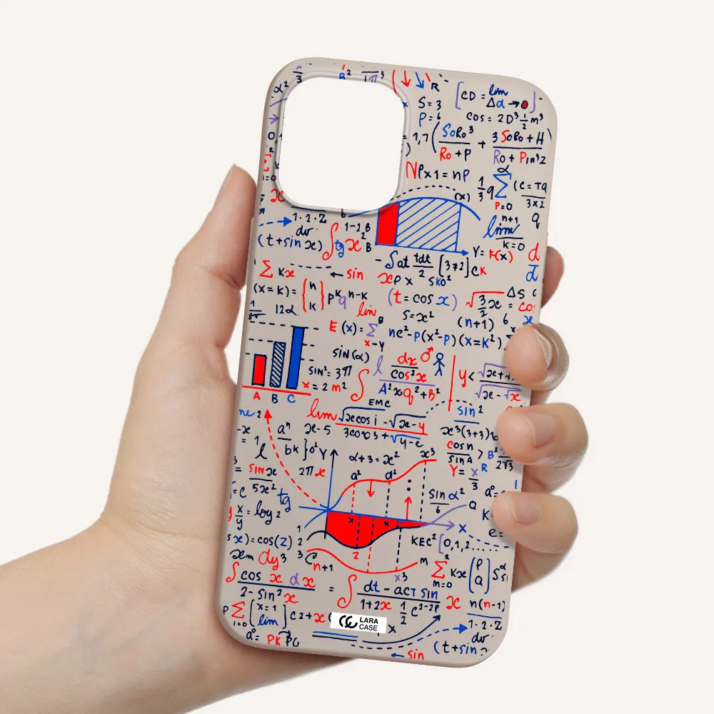 Math Blackboard Apple iPhone 12 pro Silicone Stone Case