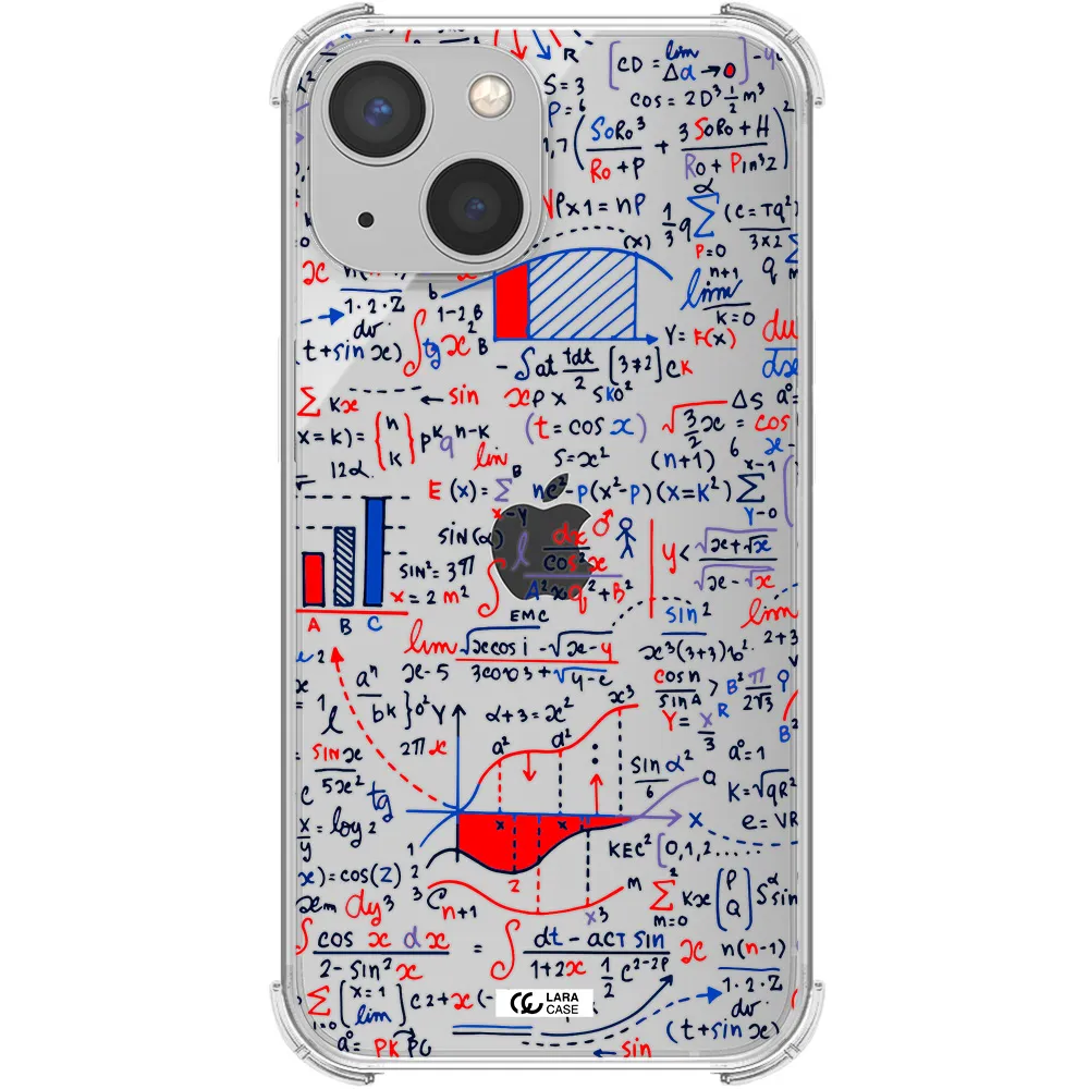 Math Blackboard Apple iPhone 13 Clear PC Case