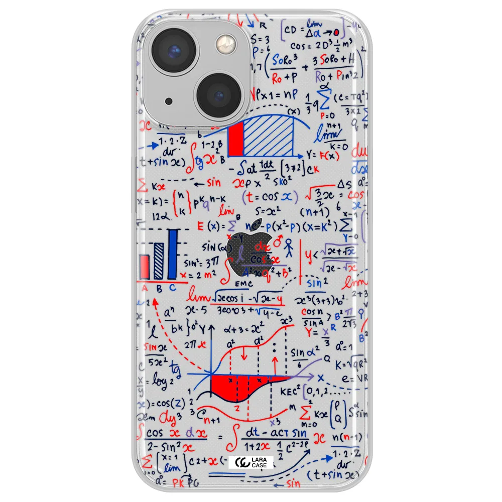 Math Blackboard Apple iPhone 13 Clear TPU Case