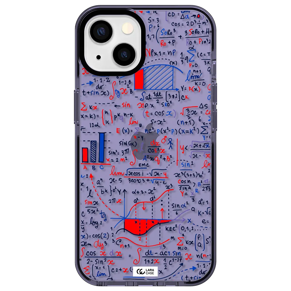 Math Blackboard Apple iPhone 13 impact Lilac Case