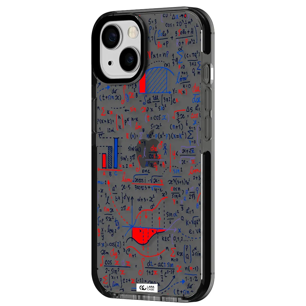 Math Blackboard Apple iPhone 13 impact Smoke Black Case