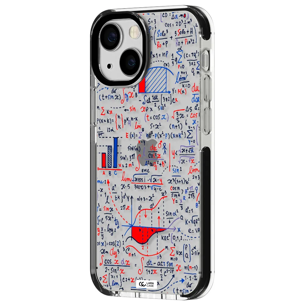 Math Blackboard Apple iPhone 13 mini impact black border Case
