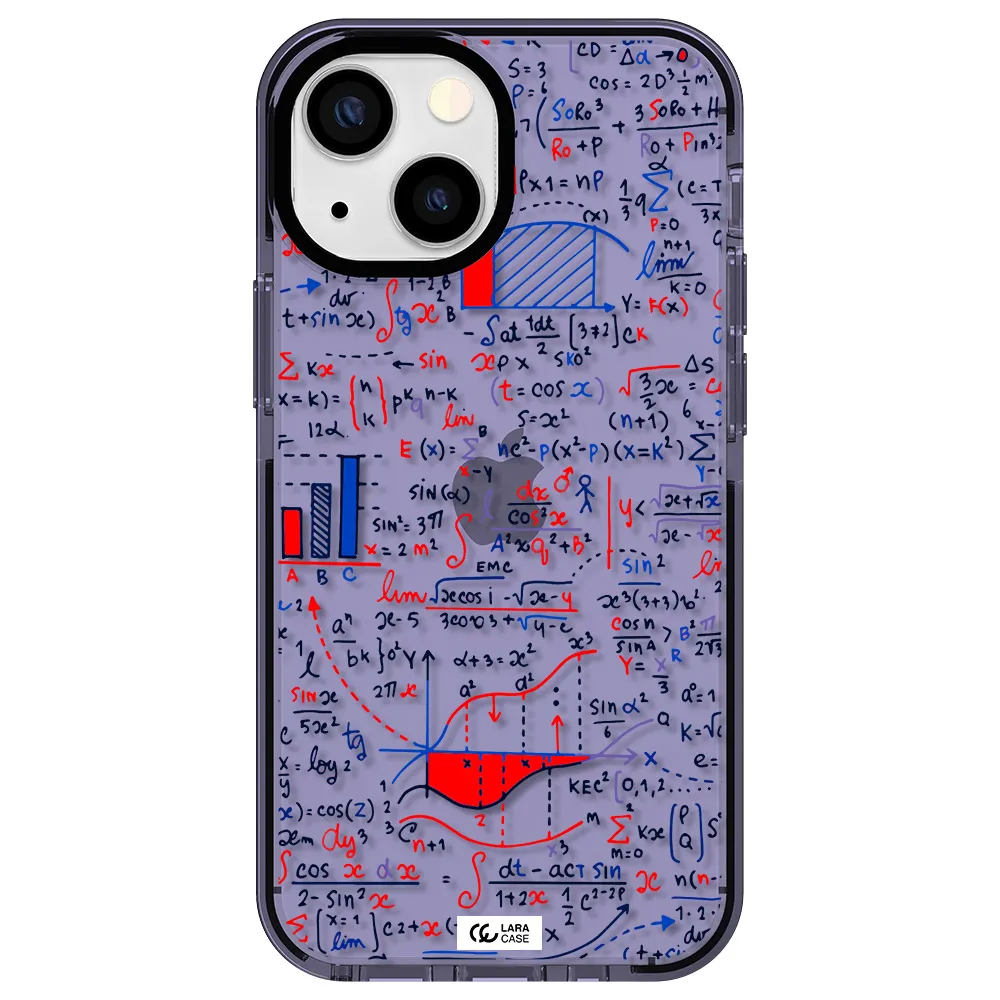 Math Blackboard Apple iPhone 13 mini impact Lilac Case